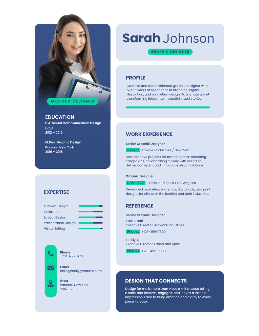 Simple Resume Template Bundle – 6 Clean & Minimal Designs