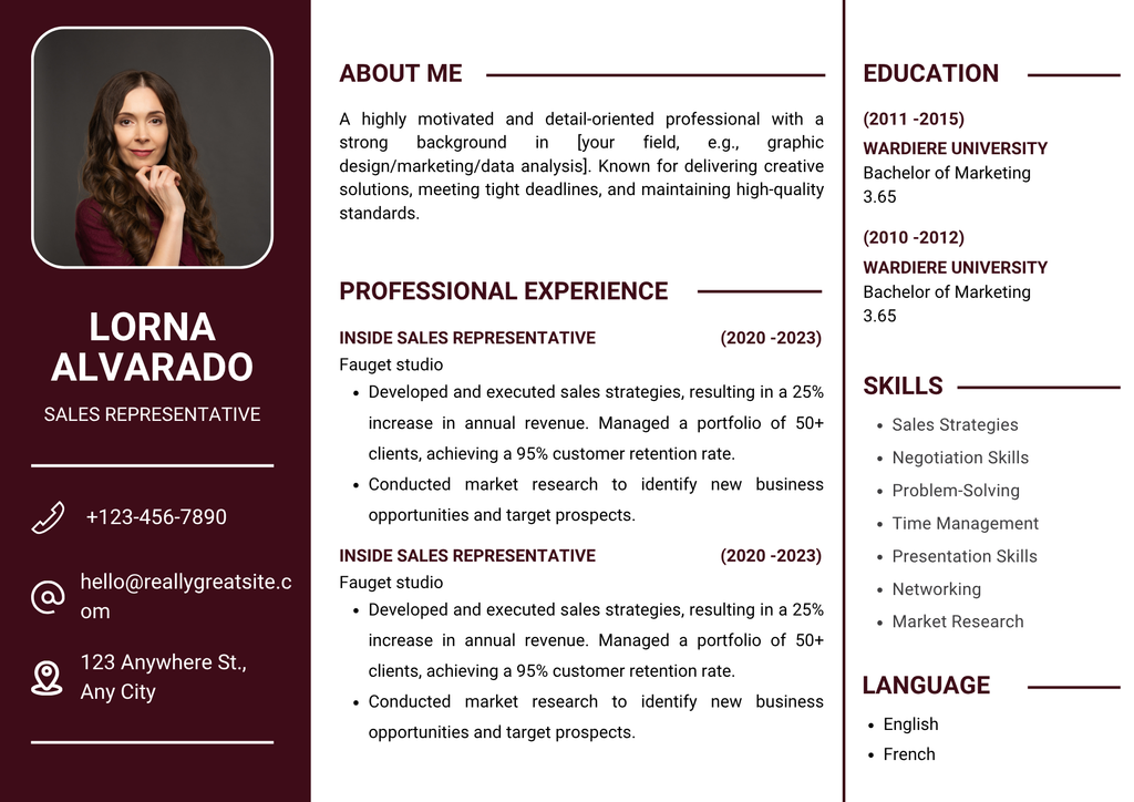 Simple Resume Template Bundle – 6 Clean & Minimal Designs