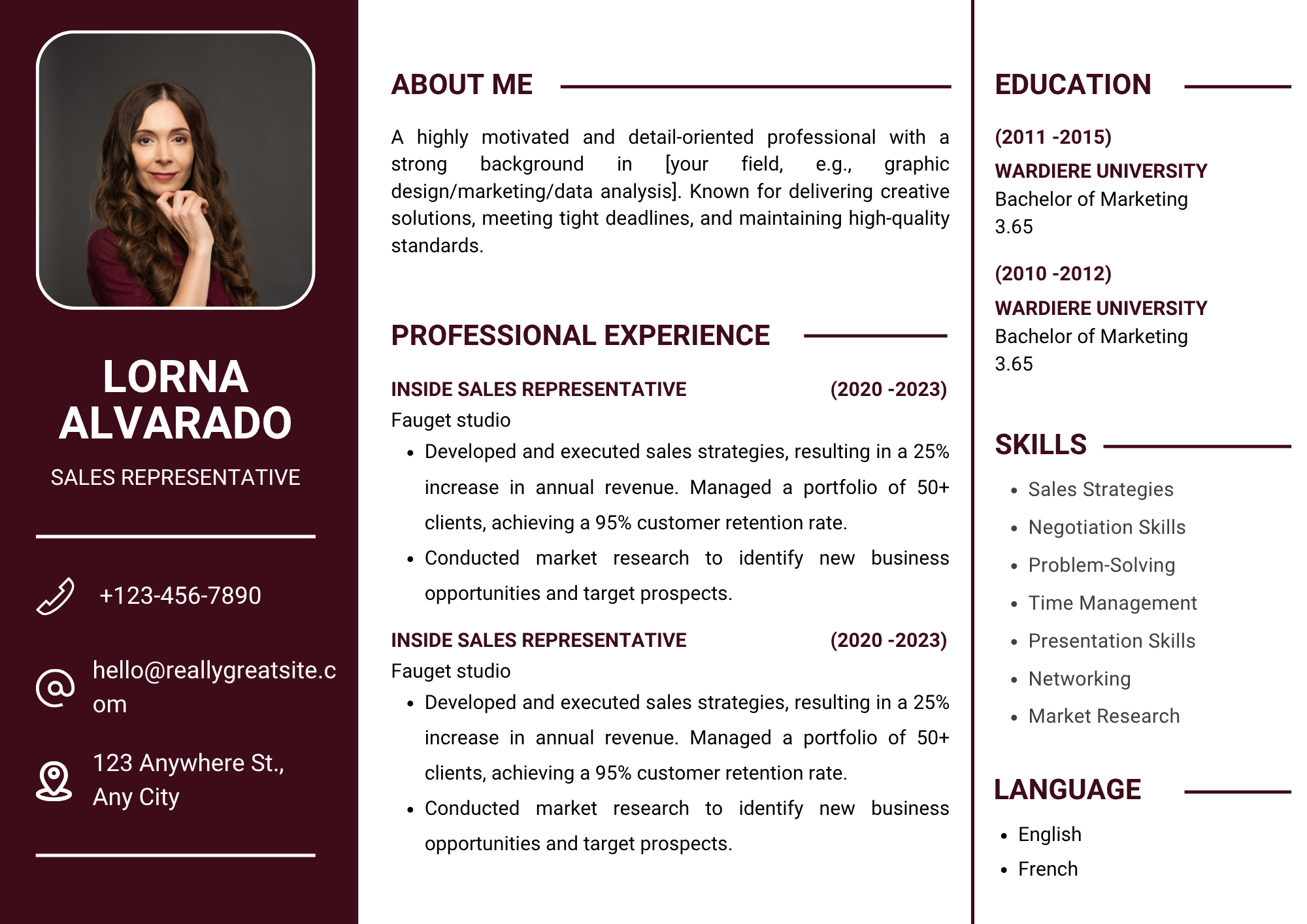 Simple Resume Template Bundle – 6 Clean & Minimal Designs