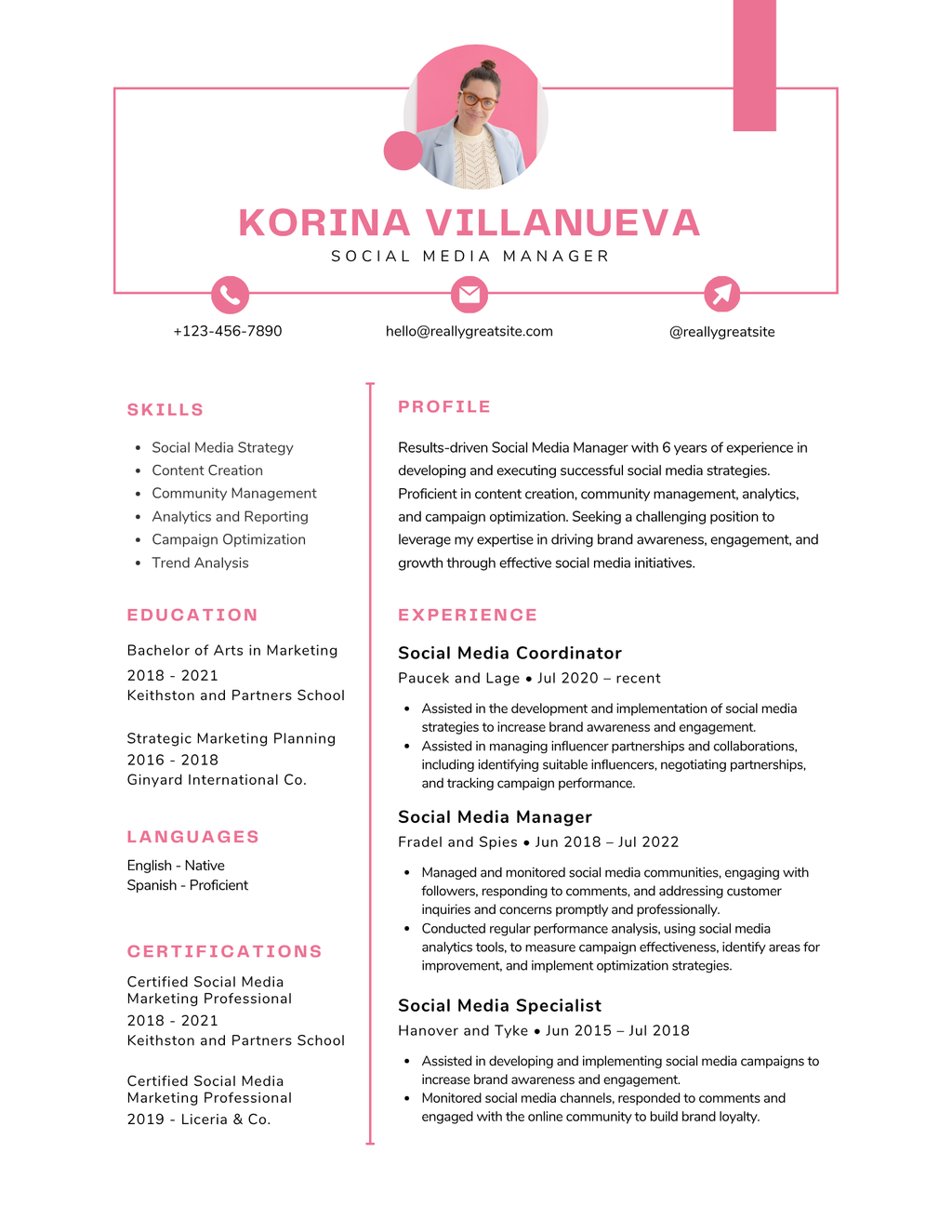 Resume Template Bundle – 6 Professional Designs (Instant Download)