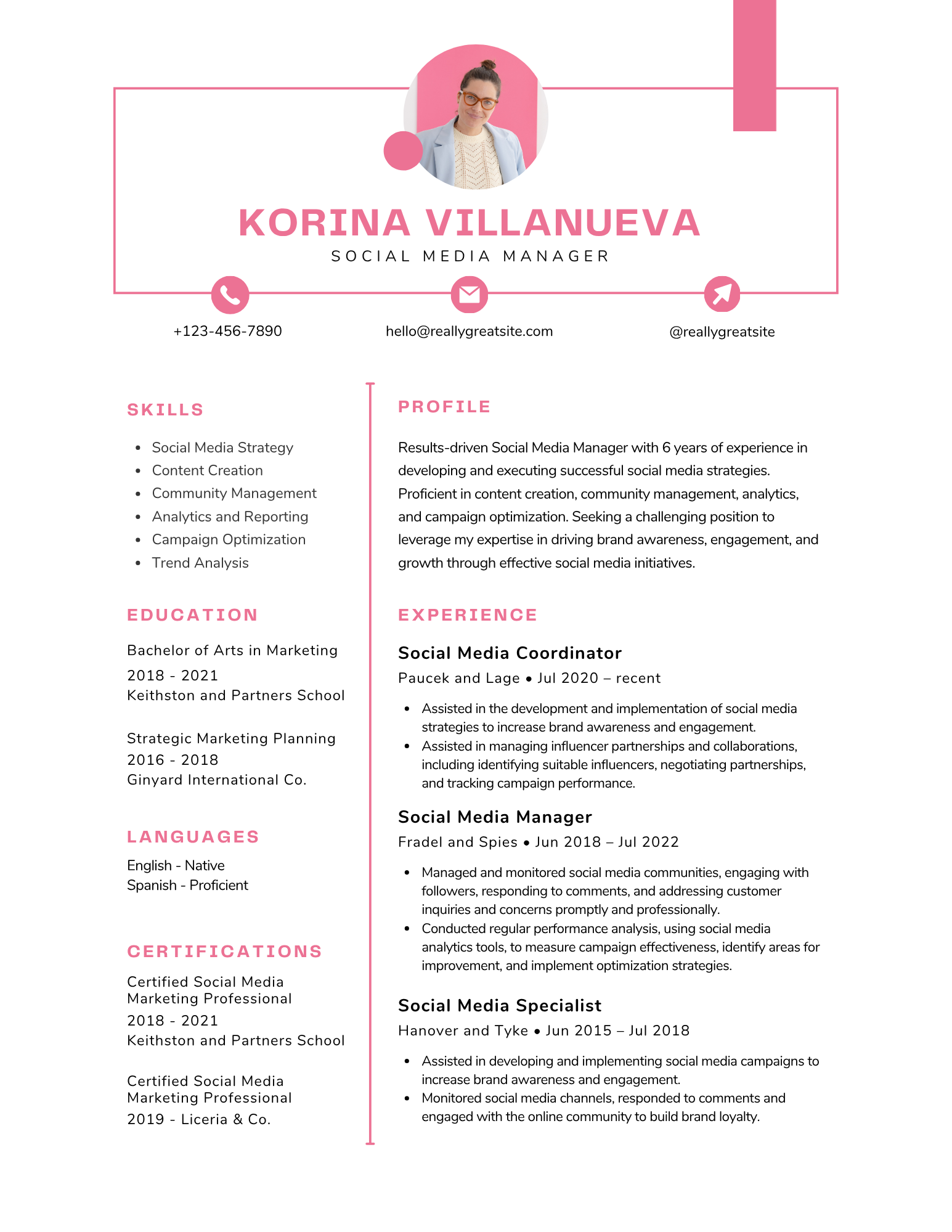 Resume Template Bundle – 6 Professional Designs (Instant Download)
