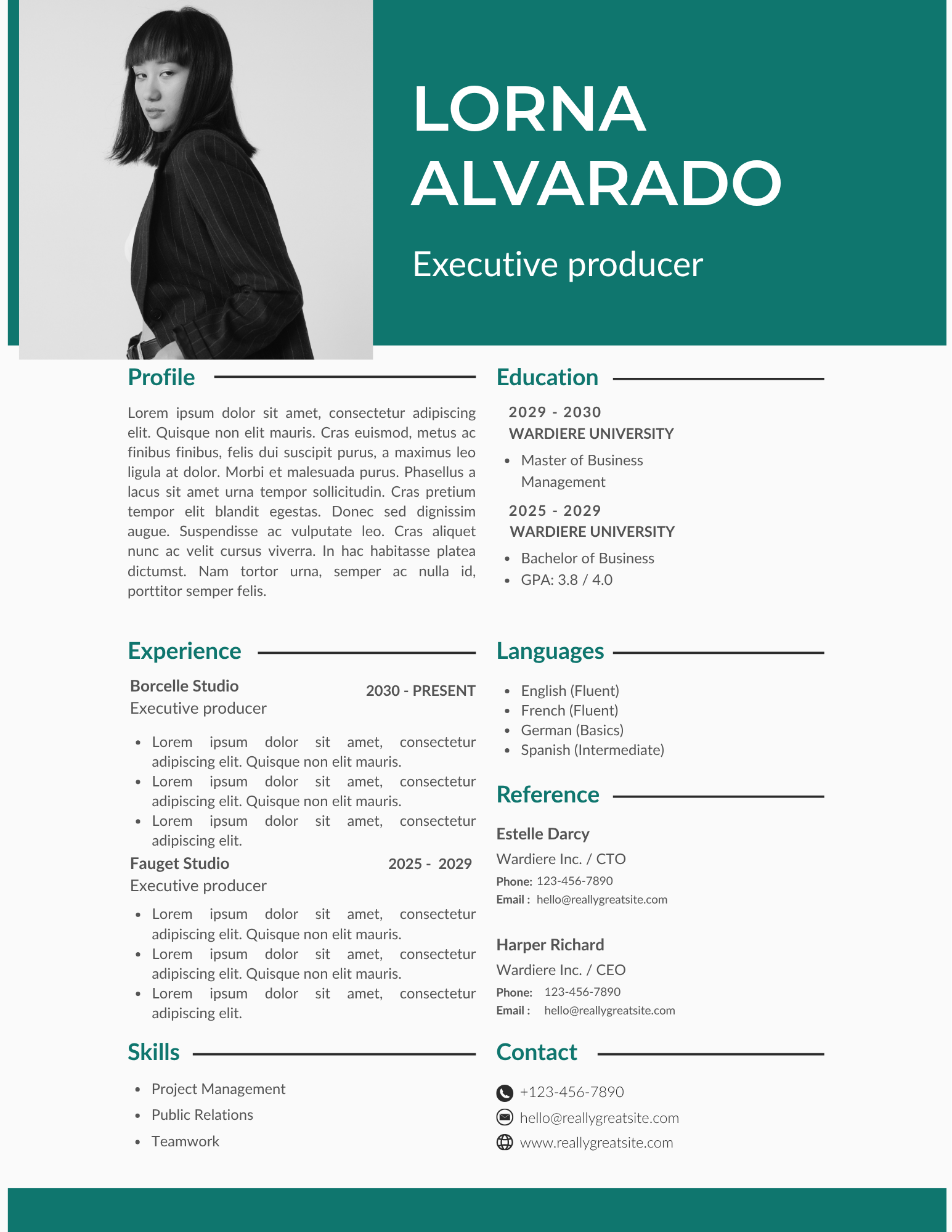 Resume Template Bundle – 6 Professional Designs (Instant Download)
